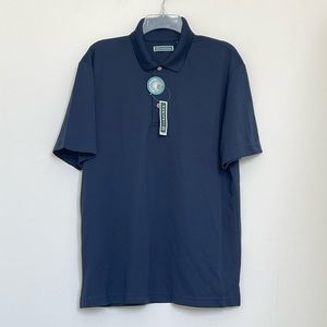 Cubavera Moisture Wicking Polo, Blue, NWT, size L